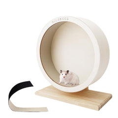 HJLSWXKQ 9-inch wooden hamster wheel with removable track for easy cleaning