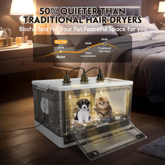 HKDQ Puppy Incubator interior 85L offers ample space for observation