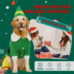 Hladce dog elf split-suit with Velcro for easy on off and secure fit