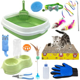 Hlimior kitten starter kit litter box offers easy access and mess containment.