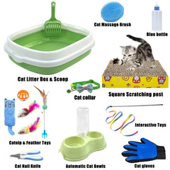 Hlimior kitten starter kit litter scoop keeps litter tidy and easy to use.