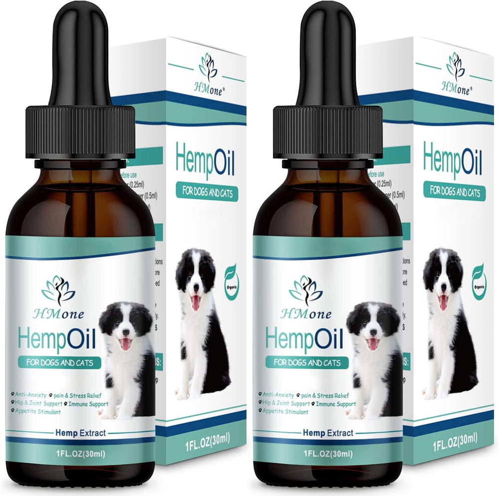 HMone Max Potency Hemp Oil bottle with dropper for easy dosing and calm support