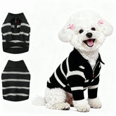 Hó Pêng-iú small dog sweater with zipper keeps dogs warm on chilly walks.