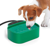 hodzumrac heated water bowl 85oz outdoor green keeps water unfrozen for pets in cold conditions