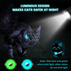 Hoeraonr collar gato diseño liberación rápida ofrece seguridad
