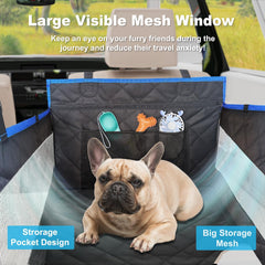 H HOH-Tech back seat extender installation-step image highlights easy setup.