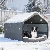 Hohuqeri extra-large dog shade shelter frame sturdy for durable outdoor use