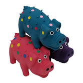 Hoiasem mini goblet pig squeaky toy with soft latex texture for gentle play
