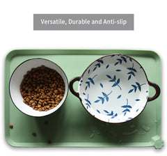 Hoki Found waterproof, durable pet mat—soft and flexible for travel use.