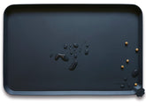 Hoki Found silicone pet food mat with non-slip surface keeps bowls steady and floors clean.