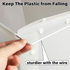 Holintan Litter Box Shield seamless-bottom design prevents pee seepage