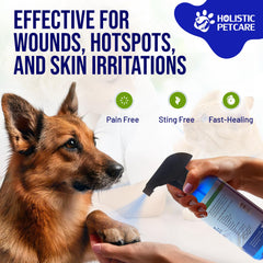 Holistic Pet Care Colloidal Silver Spray for hotspot relief on dogs and cats.