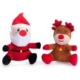 Hollypet Christmas Santa Claus dog toy shows a festive squeak promoting playful engagement.