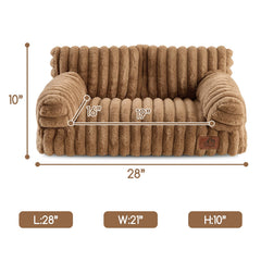 Hollypet couch with removable cushion cover enabling easy machine washing