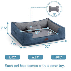 Hollypet-removable-washable-cover enables easy cleaning and hygiene maintenance.