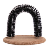 Hollypet self grooming arch brush used for back grooming and fur brushing.
