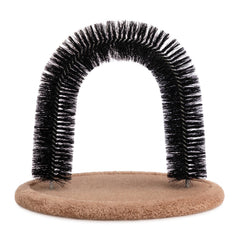 Hollypet self grooming arch brush used for back grooming and fur brushing.