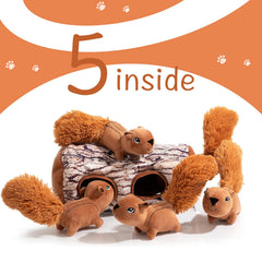 Hollypet squeaker inside dog toy attracts dogs to play