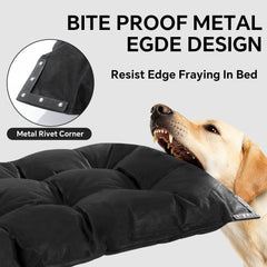 HOMBYS chew-proof bed waterproof inner layer keeps surfaces dry and clean.