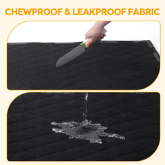 HOMBYS chew-proof dog bed mat easy-clean design dries fast and resists odors.