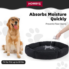 HOMBYS indestructible bed waterproof lining indicates moisture protection for accidents.