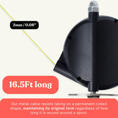 Home in Bold anti-kink technology prevents tangling for safer, smoother yard and walk time.