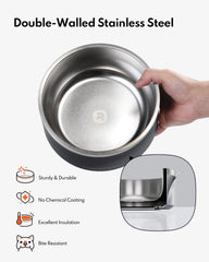 Homerunpet dishwasher-safe bowl for quick, easy cleanup after meals.