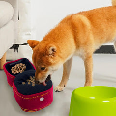 HomeSoGood dog enjoying plush toy for versatile dog play