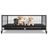 Homey Pet 43 Inch Whelping Box assembly demonstrates a secure space for mom.