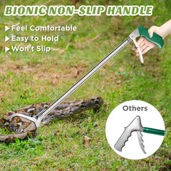 HOMEYA snake tongs auto lock keeps the grip ready.