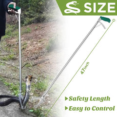 HOMEYA snake tongs wide jaw grabs varying snakes with ease.