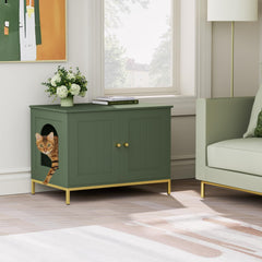 Homhedy top view highlights a multi-use surface suitable as a coffee-table pet spot.