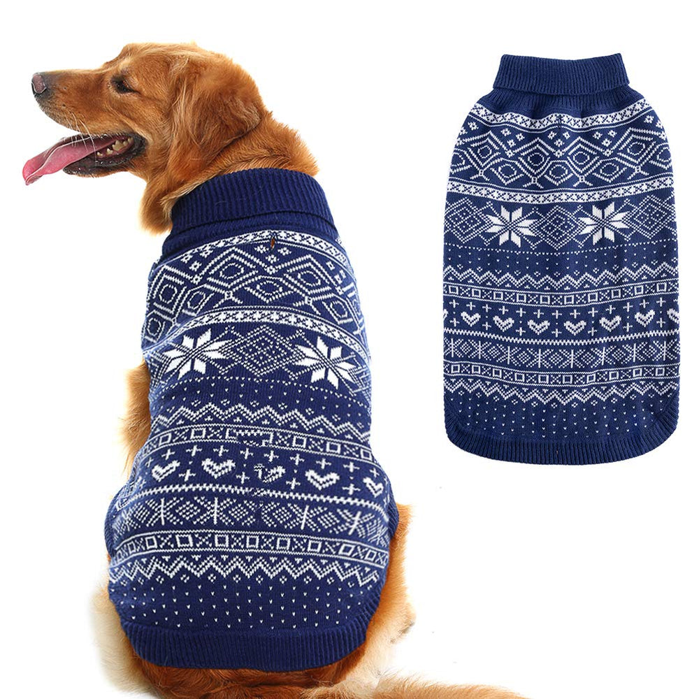 Homimp dog sweater argyle back view—keeps your pup cozy on chilly walks.