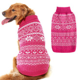 Homimp dog sweater Argyle purple on-dog keeps your pet warm during chilly walks