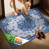 Hompet dog door mat ultra-soft top offers cozy entryway comfort.