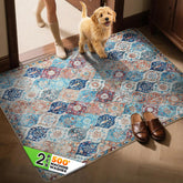Hompet dog door mat with ultra-soft top provides cozy paw entry and cleaner floors.
