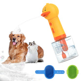 Homrich dog soap dispenser front view delivering rich foam for quick baths.
