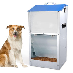 Homsky outdoor feeder with transparent door for easy monitoring and refills