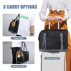 Homsunyi back-pocket design demonstrates suitcase attachment for effortless travel.
