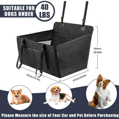 Homsunyi foldable dog car seat for easy storage after trips.
