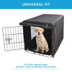 HONEST OUTFITTERS crate cover back mesh window provides airflow and visibility.