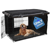 HONEST OUTFITTERS dog crate cover side-open design for easy access and ventilation.