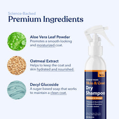 Honest Paws no-rinse formula shown for fast grooming