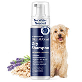 Honest Paws dog dry shampoo waterless foam application for quick refresh.