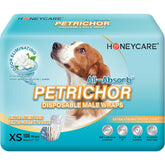 Honey Care All-Absorb Petrichor wrap packaging shows odor control and freshness.