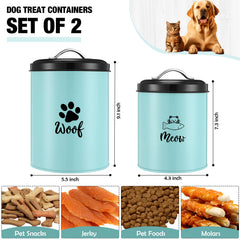 Honeydak black treat container 7x4 inches ideal for on-the-go pet snacks.