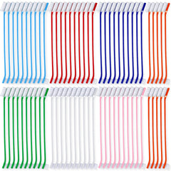 Honeydak dog toothbrush bulk 70pcs with color variety for family pet care.