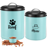 Honeydak green treat container 9x5-5 inches keeps treats fresh on your kitchen counter.