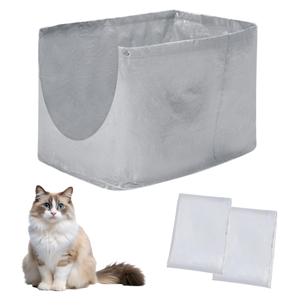 Honeydak D-type liner offers full interior coverage for a clean litter box.