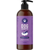 Honeydew cleansing dog shampoo bottle with lavender pour for soothing bath aroma